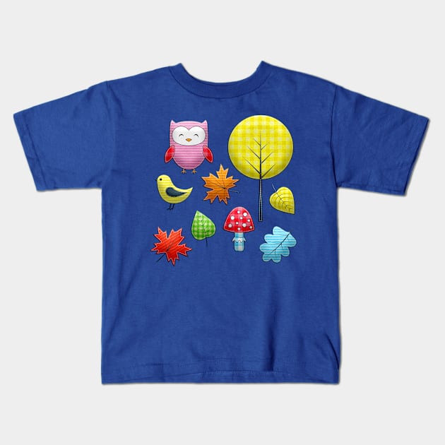 Birds & Trees Kids T-Shirt by holidaystore